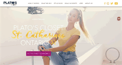 Desktop Screenshot of platosclosetstcatharines.com